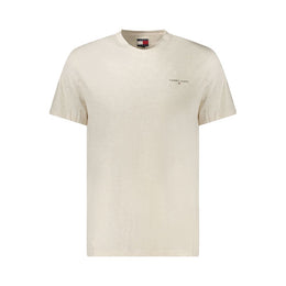 Tommy Hilfiger Beige Cotton T-Shirt