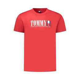 Tommy Hilfiger Red Cotton T-Shirt