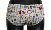Dolce & Gabbana Underwear Sailor Print Silk Bottoms