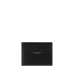 Saint Laurent Black Calf Leather Bos Taurus Wallet