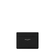 Saint Laurent Black Calf Leather Bos Taurus Wallet