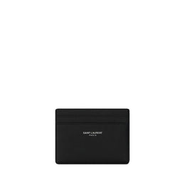 Saint Laurent Black Calf Leather Bos Taurus Wallet