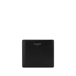 Saint Laurent Black Calf Leather Bos Taurus Wallet
