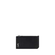 Saint Laurent Black Calf Leather Bos Taurus Wallet