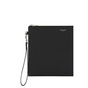 Saint Laurent Black Calf Leather Bos Taurus Other Accessories