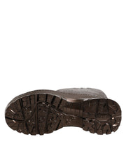 Dolce & Gabbana Metallic Bronze Pull On Rain Boots Shoes