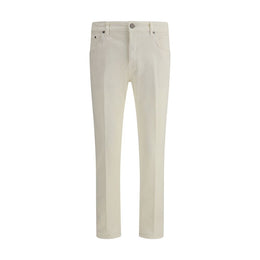 PT Torino Cream Cotton Slim Fit Jeans