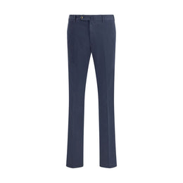 PT Torino Blue Elastane Casual Pants
