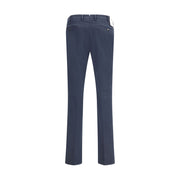 PT Torino Blue Elastane Casual Pants