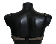 Dolce & Gabbana Brown Regg Balconcino Imbottito Bra Underwear