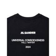 Jil Sander Black Cotton Long Dress