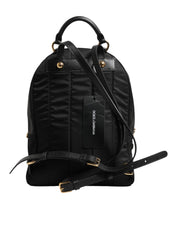 Dolce & Gabbana Black Nylon #DGFAMILY VULCANO Embellished Backpack Bag