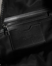 Dolce & Gabbana White DG Stars Print Nylon Travel Backpack Bag