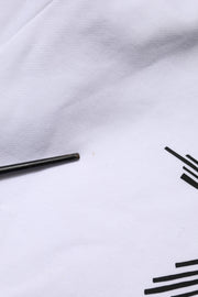 Dolce & Gabbana White Sacred Heart Hooded Sweatshirt Sweater