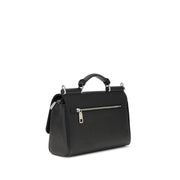Dolce & Gabbana Black Calf Leather Bos Taurus Shoulder Bag