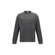 Agolde Gray Cotton Long Sleeve T-Shirt