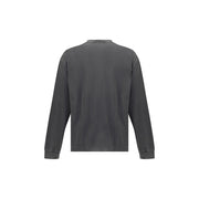 Agolde Gray Cotton Long Sleeve T-Shirt