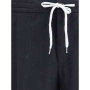 PT Torino Black Fleece Wool Casual Pants