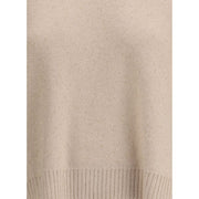 Fabiana Filippi Beige Fleece Wool Sweatshirt