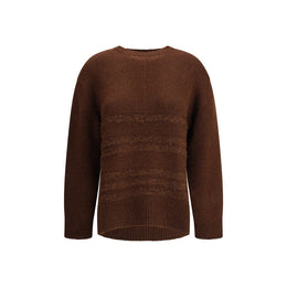 Fabiana Filippi Brown Camel Hair  Sweatshirt