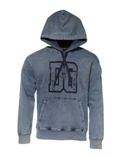 Dolce & Gabbana Blue Cotton Blend Hooded Sweatshirt Sweater