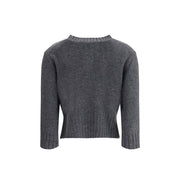 Loulou De Saison Gray Cashmere Sweatshirt
