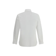 Finamore White Cotton Dress Shirt