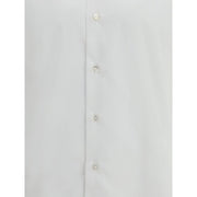 Finamore White Cotton Dress Shirt