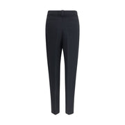 Fabiana Filippi Black Acetate Casual Pants