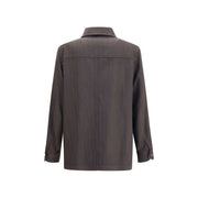 Brioni Brown Wool Coat