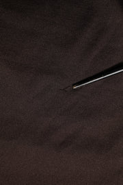 Dolce & Gabbana Brown Silk Crew Neck Short Sleeves T-shirt