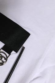 Dolce & Gabbana White Logo Crew Neck Short Sleeves T-shirt