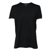 Dolce & Gabbana Black Cotton DG Print Short Sleeve Top T-shirt
