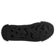 Dolce & Gabbana Black Logo Lace Up Low Top NS1 Sneakers