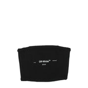 Off-White Black Cotton Facemask