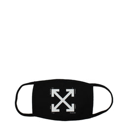 Off-White Black Cotton Facemask