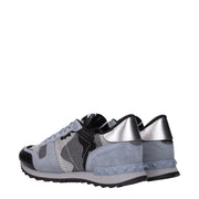 Valentino Garavani Gray Fabric Athletic Sneakers