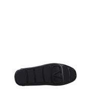 Valentino Garavani Black Leather Slip-On Loafers