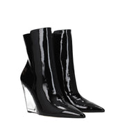 Stuart Weitzman Black Leather Ankle Boots