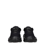 Dolce & Gabbana Black Fabric Chunky Sneakers