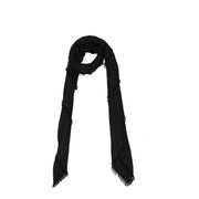 Balmain Black Viscose Foulard