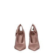 Valentino Garavani Pink Satin High Heel Pumps