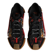 Dolce & Gabbana Black Logo Low Top NS1 Men Sneakers
