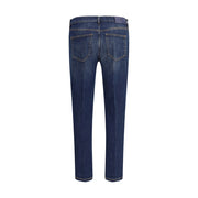 PT Torino Blue Cotton Slim Fit Jeans