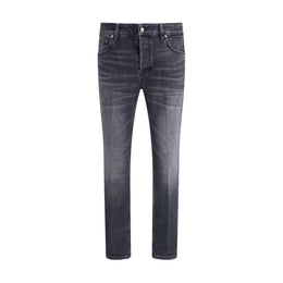 PT Torino Gray Cotton Slim Fit Jeans