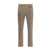 PT Torino Beige Cotton Casual Pants