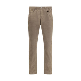 PT Torino Beige Cotton Casual Pants