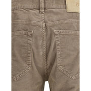 PT Torino Beige Cotton Casual Pants