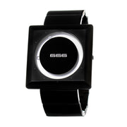 666BARCELONA Black Stainless Steel Dress Watch