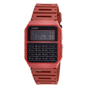 Casio Red Resin Digital Watch